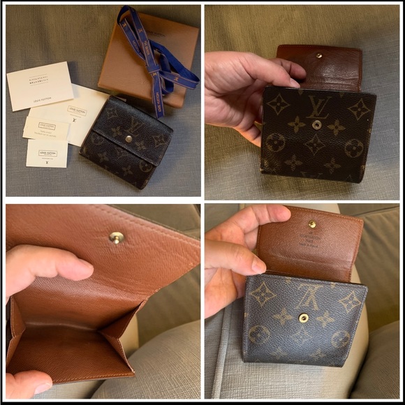 Authentic Louis Vuitton Monogram Elise Compact Wallet - Picture 3 of 11